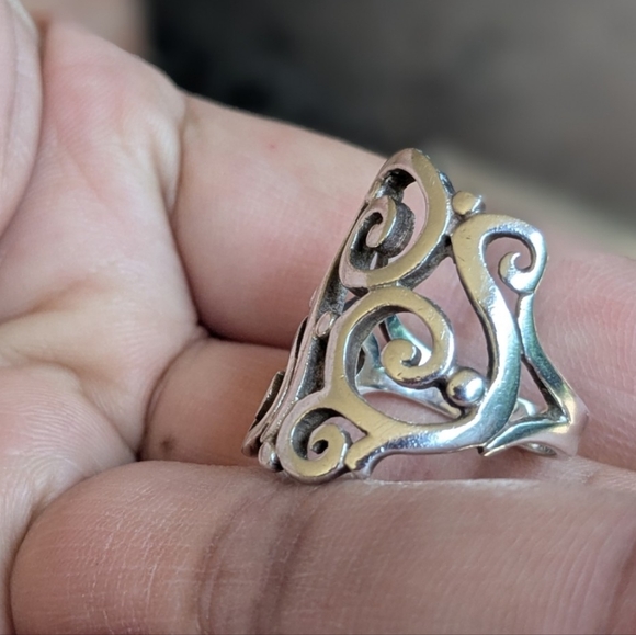 James Avery 925 Sterling Silver Open Sorrento Ring - Picture 7 of 12